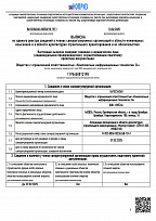 Выписка из реестра СРО в области инженерных изысканий и в области архитектурно-строительного проектирования, лист 1